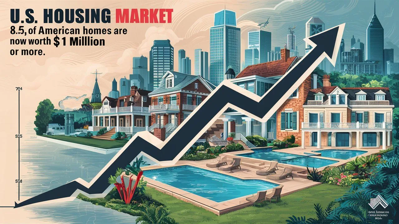 Record 8.5% of U.S. Homes Worth $1M or More - Housing Market Update